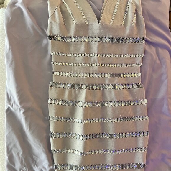Herve Leger Swarovski Crystal, cocktail dress, like new, never worn, beautiful! - Picture 3 of 8